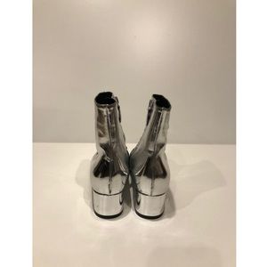balenciaga boots silver